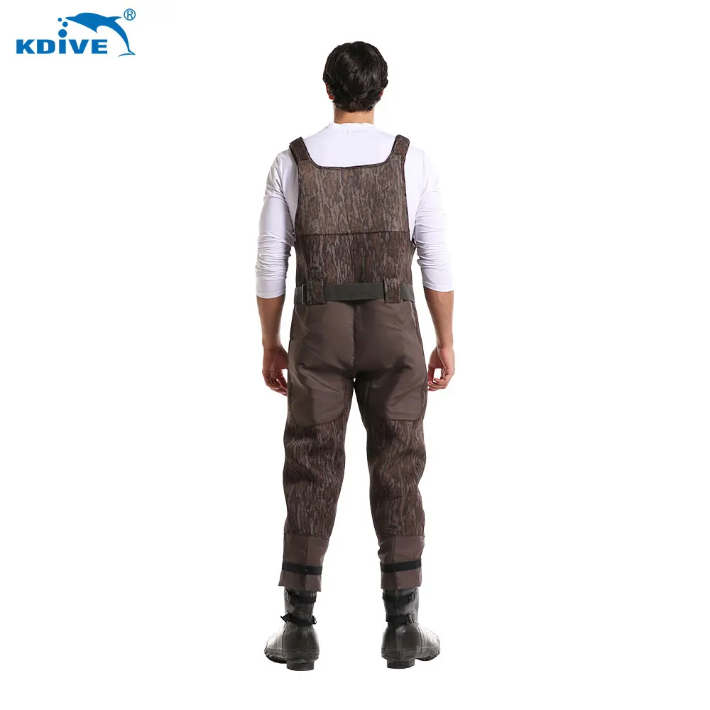 KDIVE Neoprene Breathable Customized Insulated Camo Lure Hunting Fishing Waders for