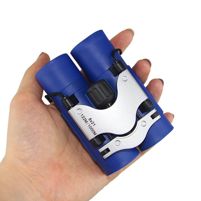 Mini Size 8x21 Kids Binoculars with Professional Optical Lenses Outdoor Telescope Gift