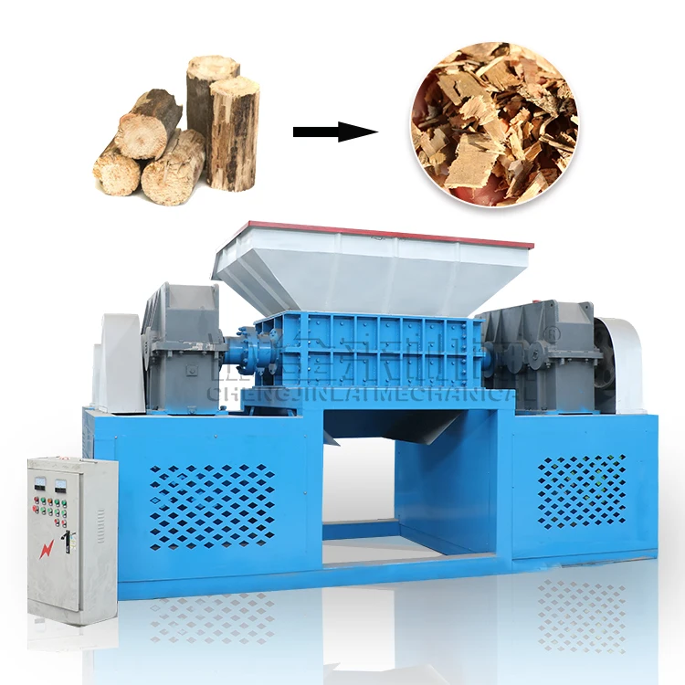 Scrap Used Cardboard Crusher Recycle Machine Waste Paper Shredder Machine For Sale Hard Wood Shredder Chipper