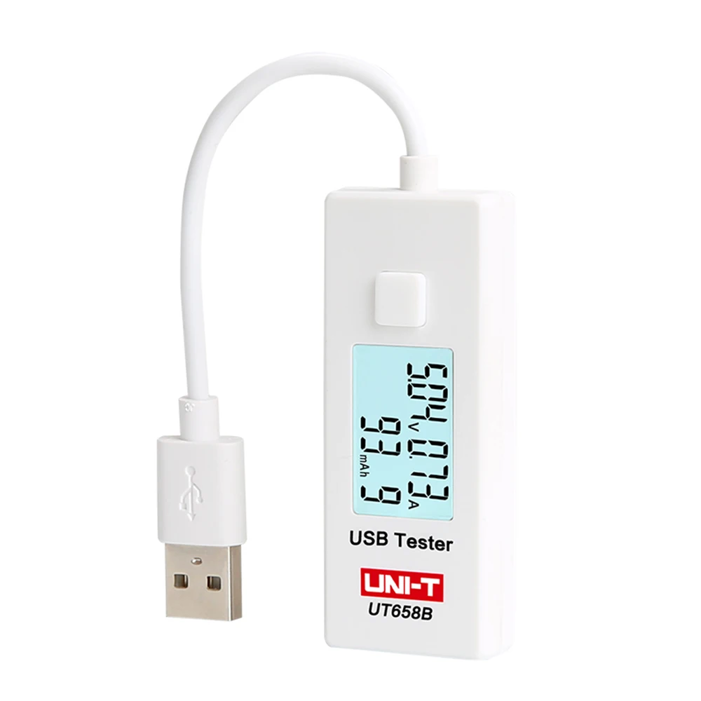 
USB тестер UNI T UT658B, цифровой usb тестер напряжения и тока  (62266701886)