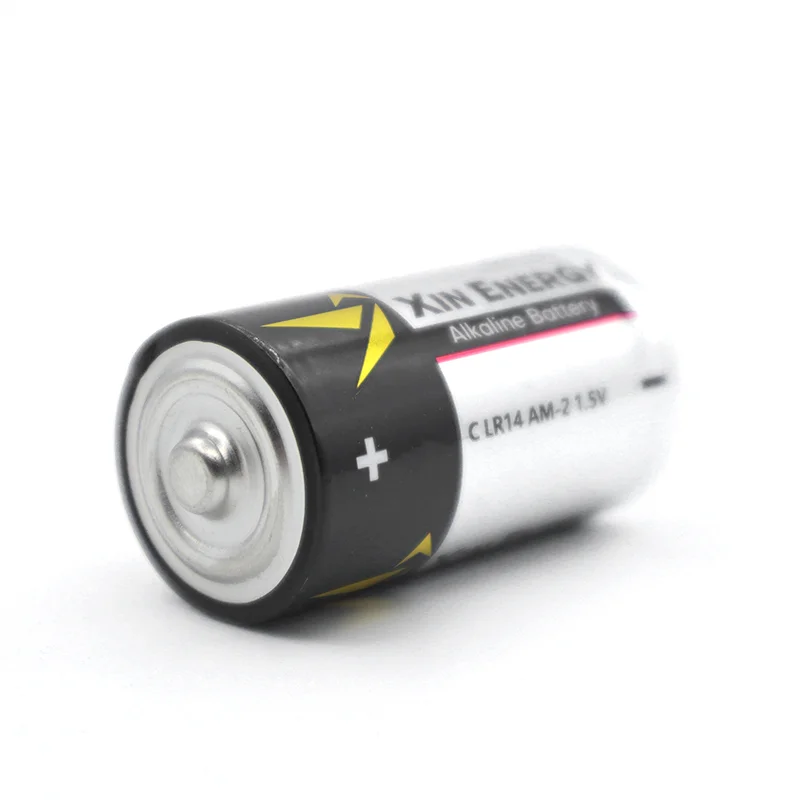 1.5V Primary Size C Alkaline Rechargeable Battery Lr14 Am2 Dry Pilas 2/4 Pieces Package 1.5volt No.2