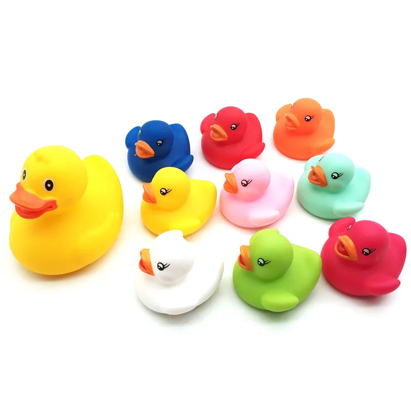 Wholesale Toys Supplier Floating Plastic Baby Toy Rubber Duck Bath Toy Set for Children Child