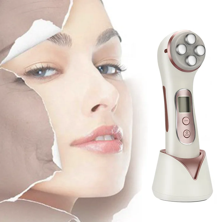 Hot and cold facial beauty device beauty tools face massager cosmetic instrument multifunction beauty machine