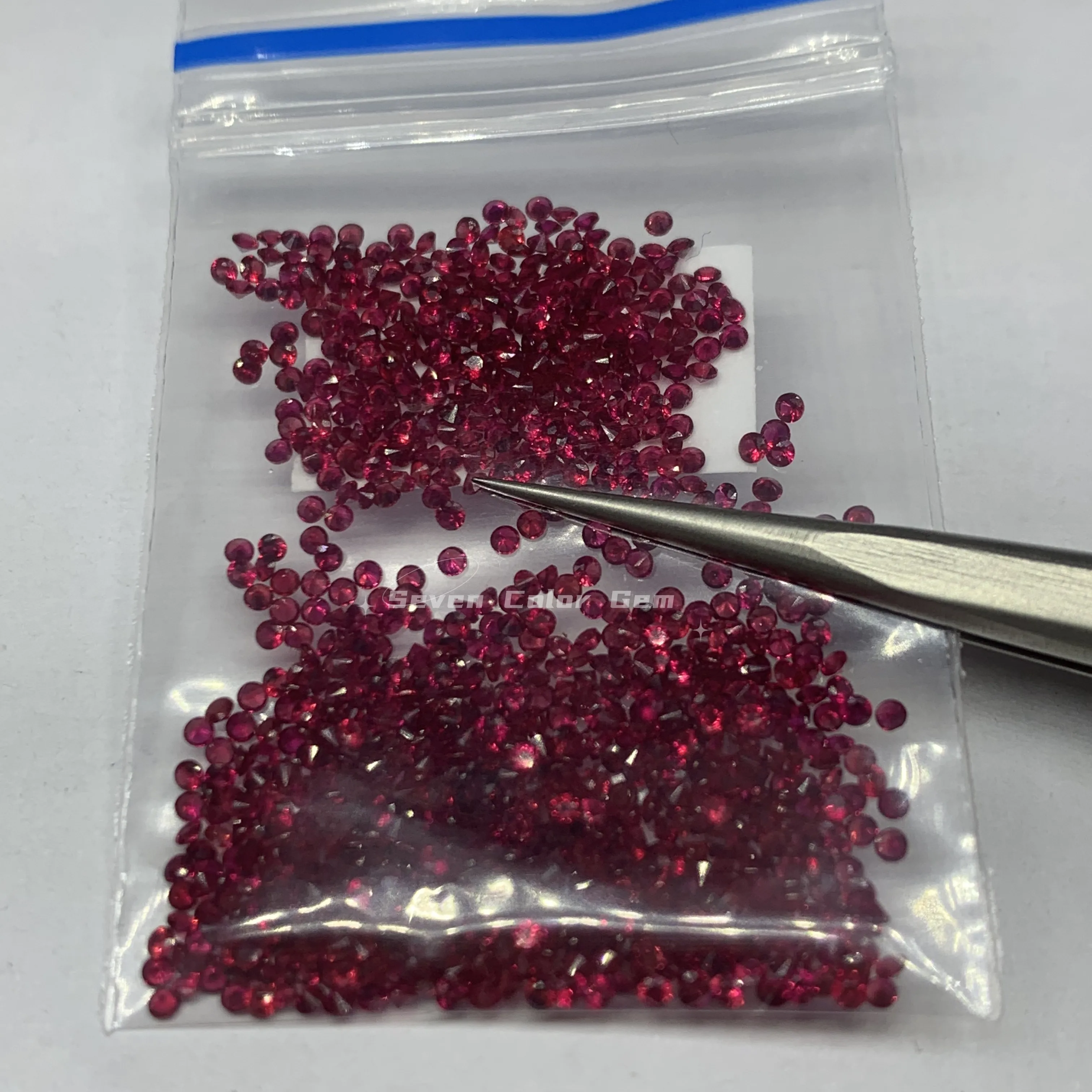 1mm Natural ruby gemstone pigeon blood ruby rose precious stone melee brilliant rough ruby natural loose gems