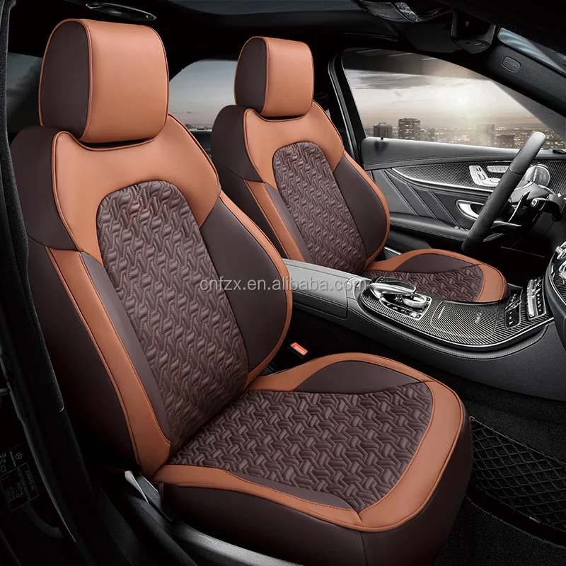Factory Customized  Leather Car Seat Cover Protector For Auto Cars Suv Truck  Interior Accessories Comfortable Car seat covers