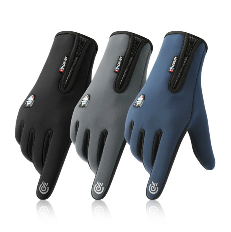 Fashion Touch Screen Non-slip Warm Waterproof Outdoor Warm Winter Ski Sports Glove