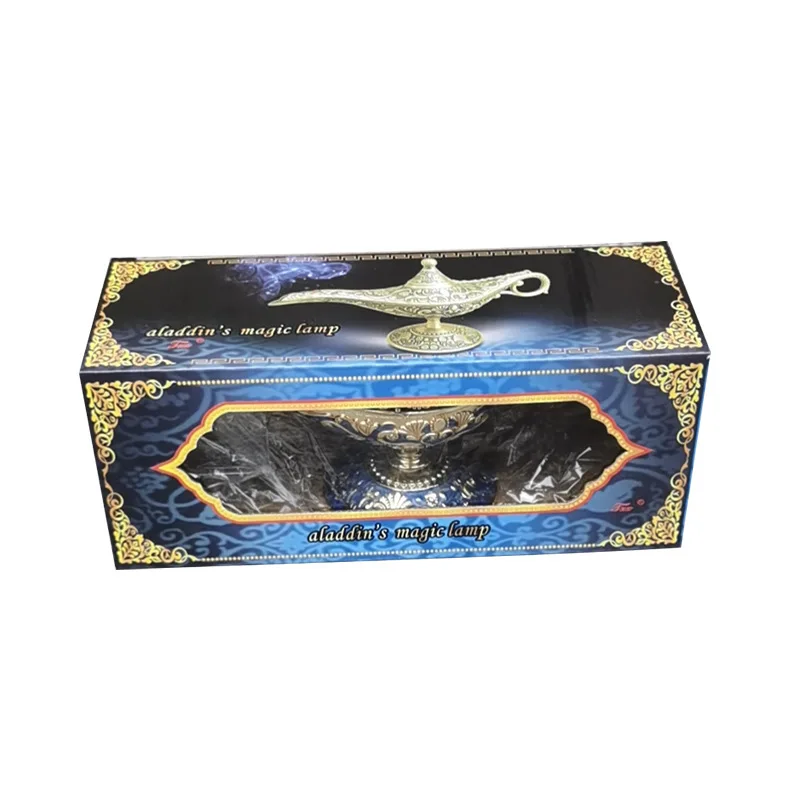 Large sized Factory Wholesale New Aladdin Magic Lamp Metal Exquisite Wishing Lamp Home Hotel Ornament
