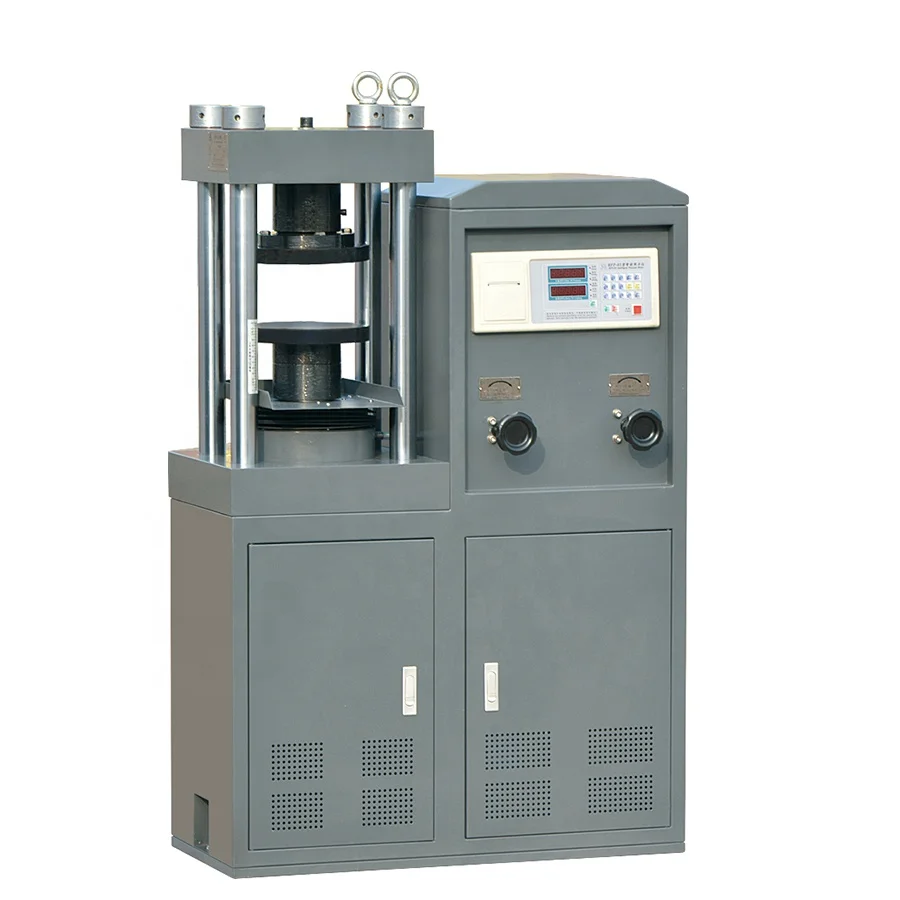 YES-1000 Manual Control Hydraulic Concrete Compression Testing Machine Rupture Strengthen Tester