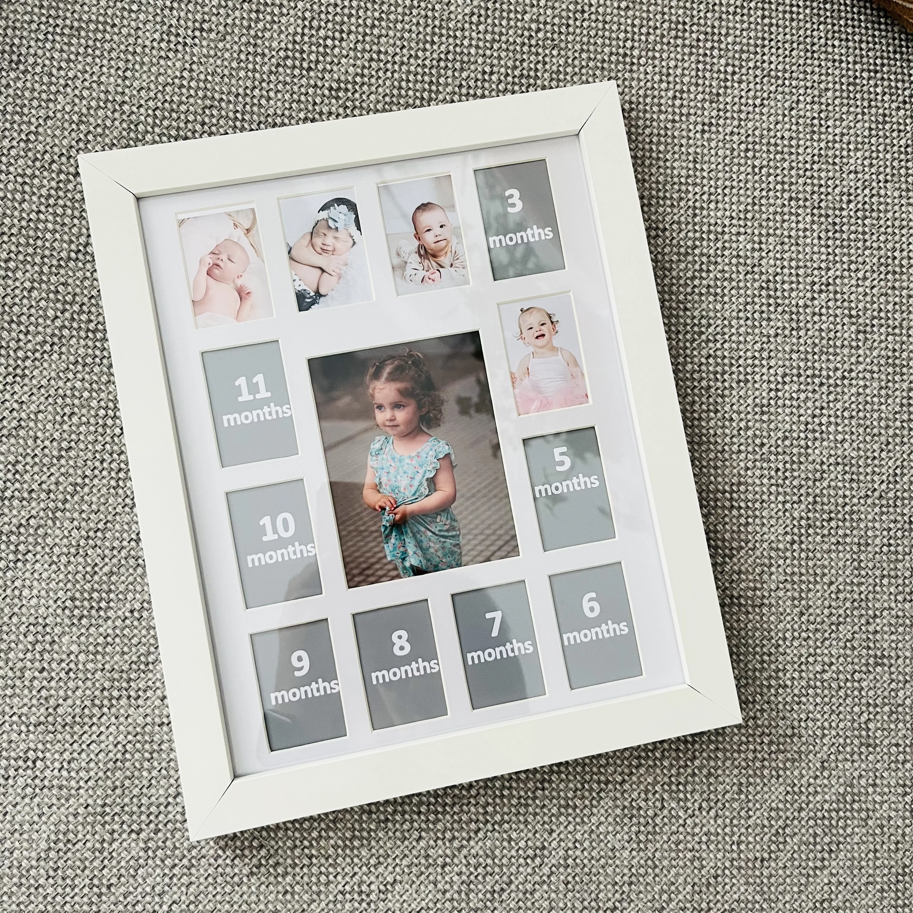 My First year or School Years Photo Frame Custom Photo Display Board One Year Board