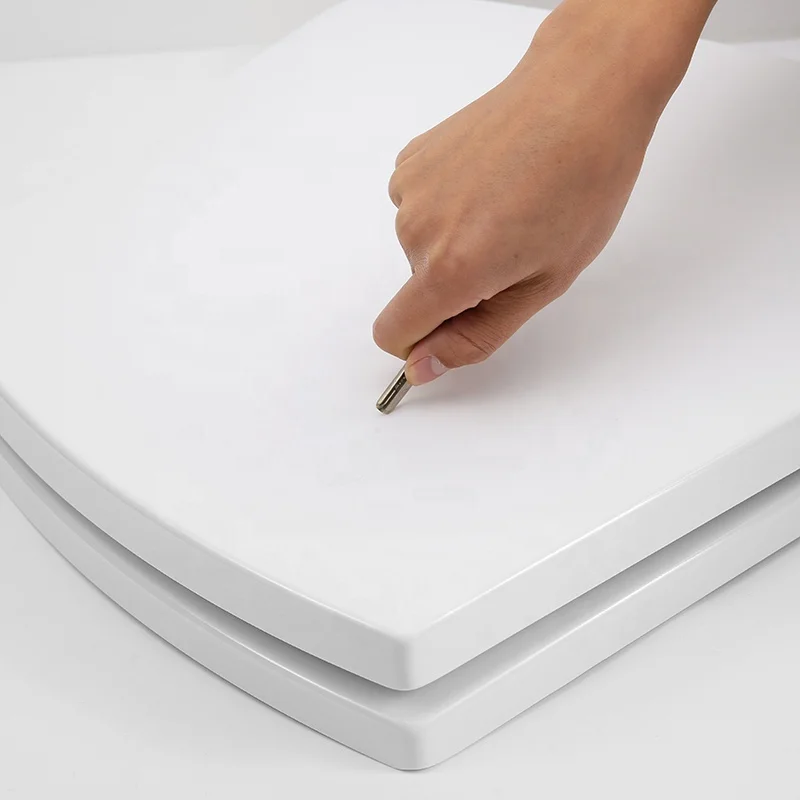 Hot Selling More Healthy Large Sanitary Ware Cover Toilet Seat With White Color And Soft Close