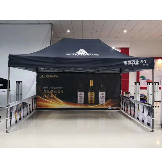 Trade Show Tent Aluminium Custom Promotional Event Advertising Customized Logo Folded Gazebo Marquee canopy Pop Up Tent