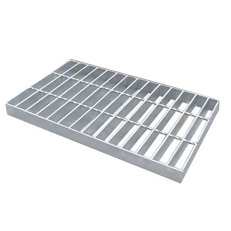 Standard Size 1000mm*1000mm galvanised mild steel Walkway grating open mesh flooring galvanized steel grate for standard ramps