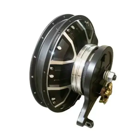 JZ Motor 10inch 48V 800W 1000W Brushless Drum Brake Electric Bicycle Hub Motor for Electric Motorcycle Front Wheel Motor