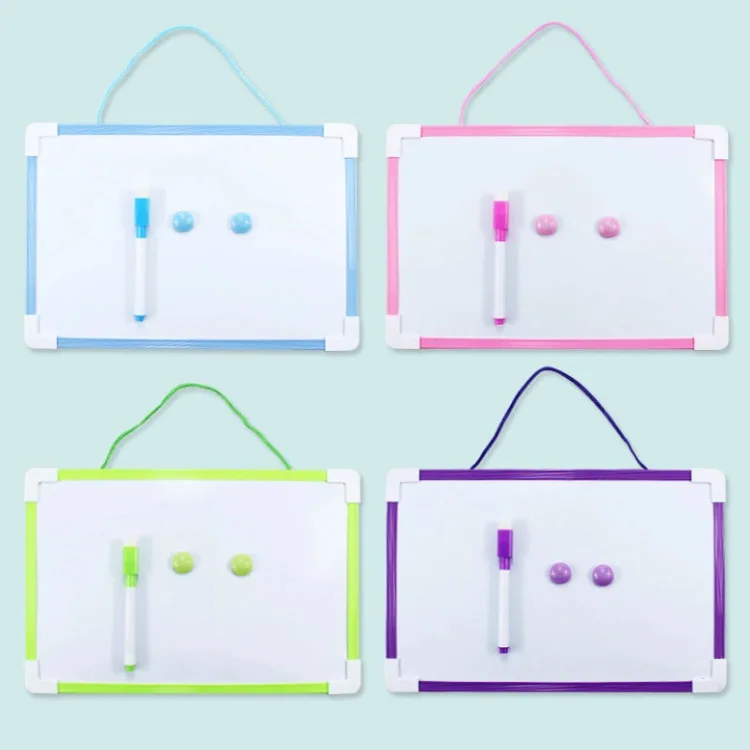 Education Double Sided School Kids Custom Logo Small Size Portable Mini Dry Erase Board For Children