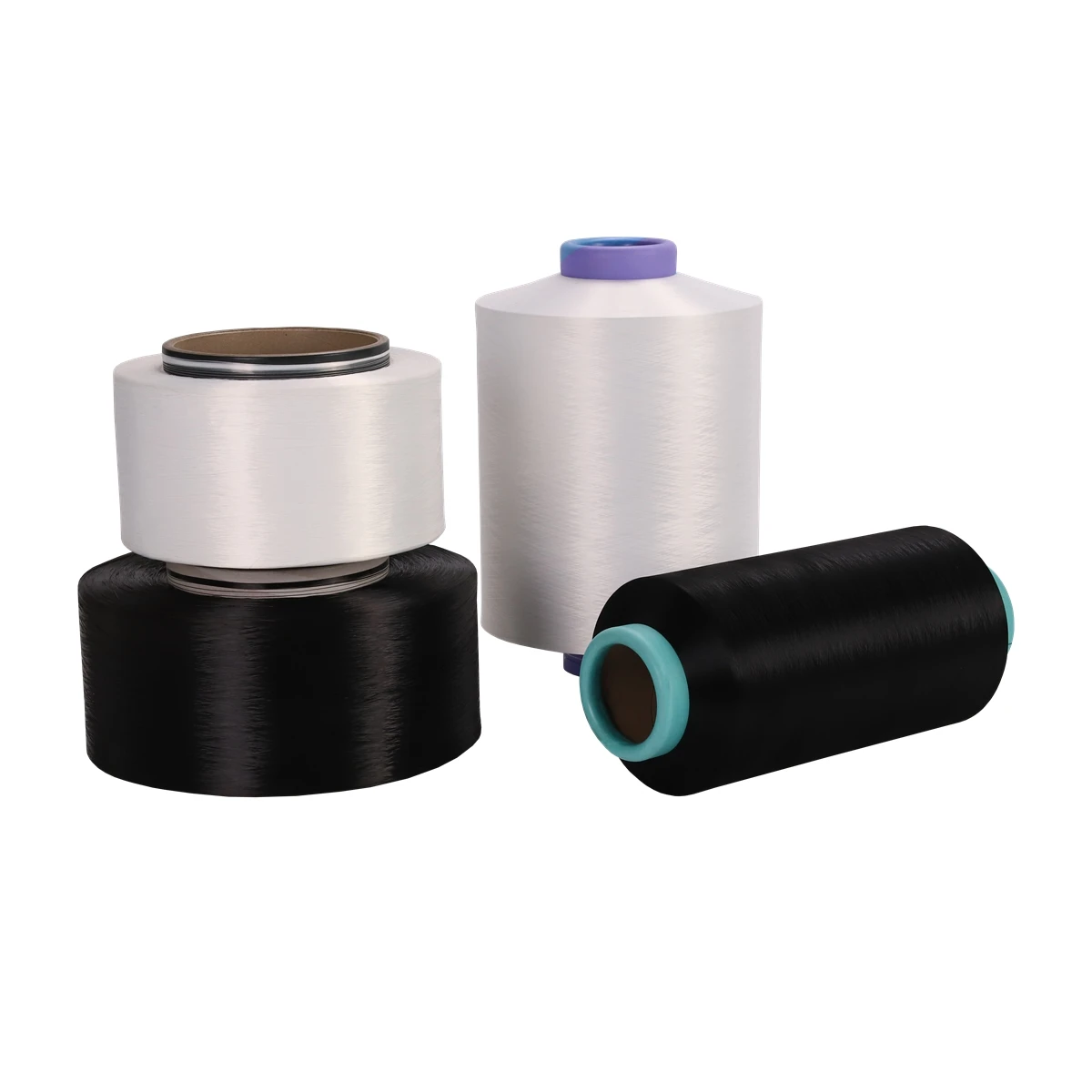 no chromatic aberration 40D/36F/2 nylon 6 dope dyed dty stretch yarn for webbing