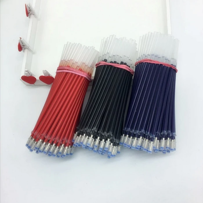 High Quality School Stationery Quick Dry Gel Ink Black 0.7mm Roller ball Promotional Plastic Premium Ink Pen Refills