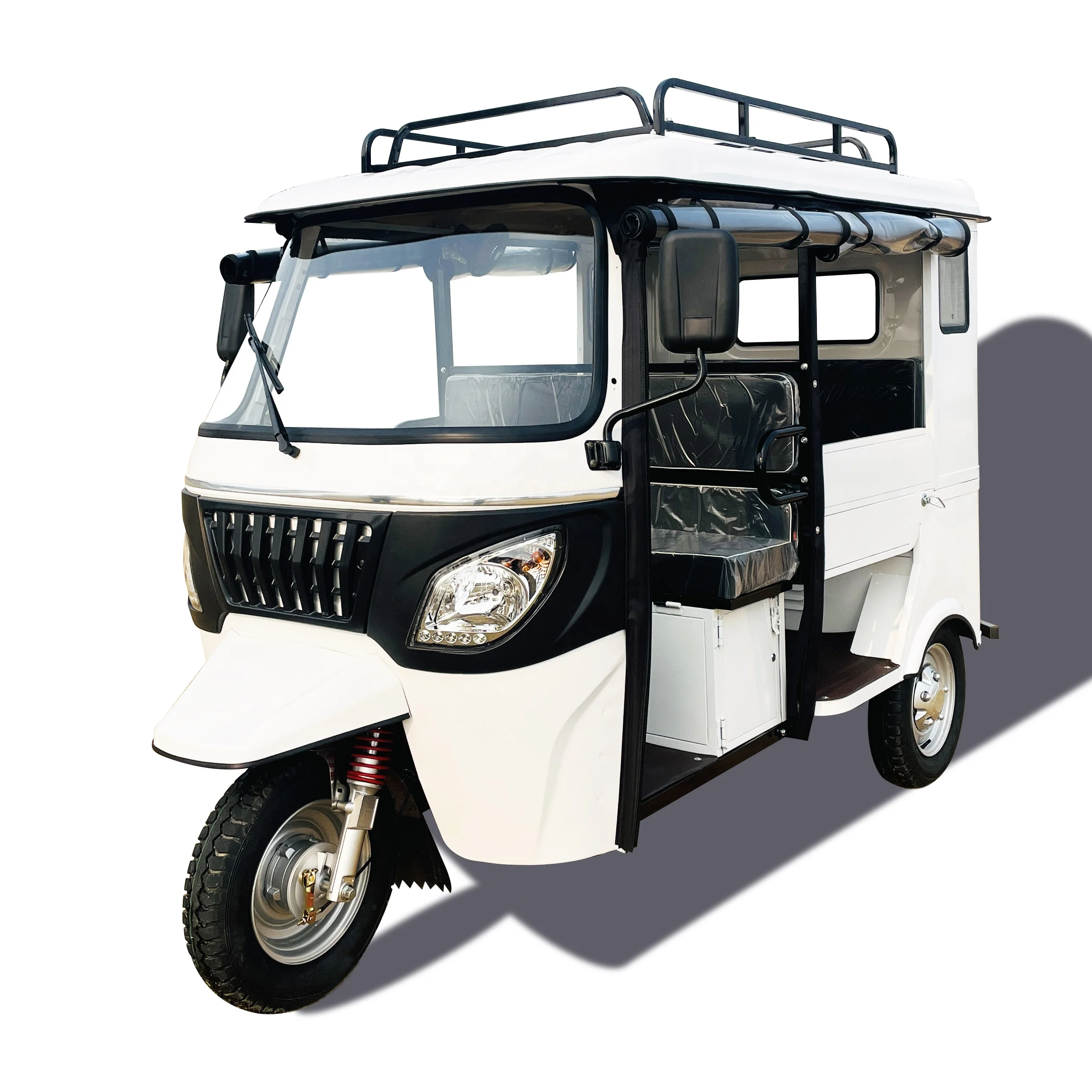 Электрический трехколесный велосипед для пассажиров 6 пассажирский Tuktuk перезаряжаемый 3-колесный мотоцикл такси продажи