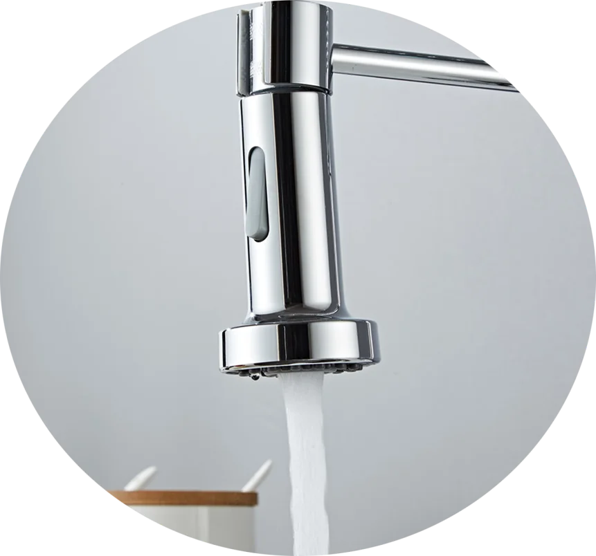 common spring faucet  Metal material kitchen spring faucet single handle spring pull down kitchen faucets