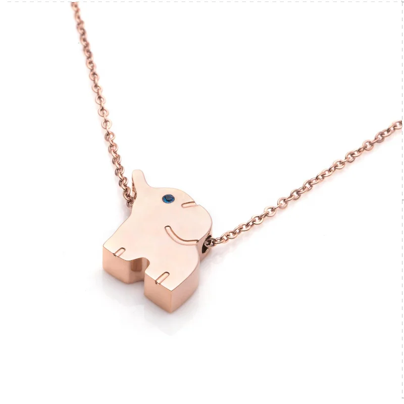 
Joycuff Kids Jewelry Cute Animal Pendant Elephant Design Any Pattern Custom Necklace for Children Women 