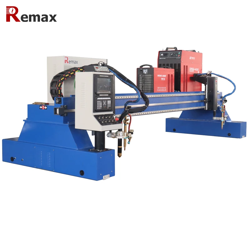 Hot sale cnc gantry plasma gas flame cutting metal sheet stainless steel aluminum plasma cutter machine