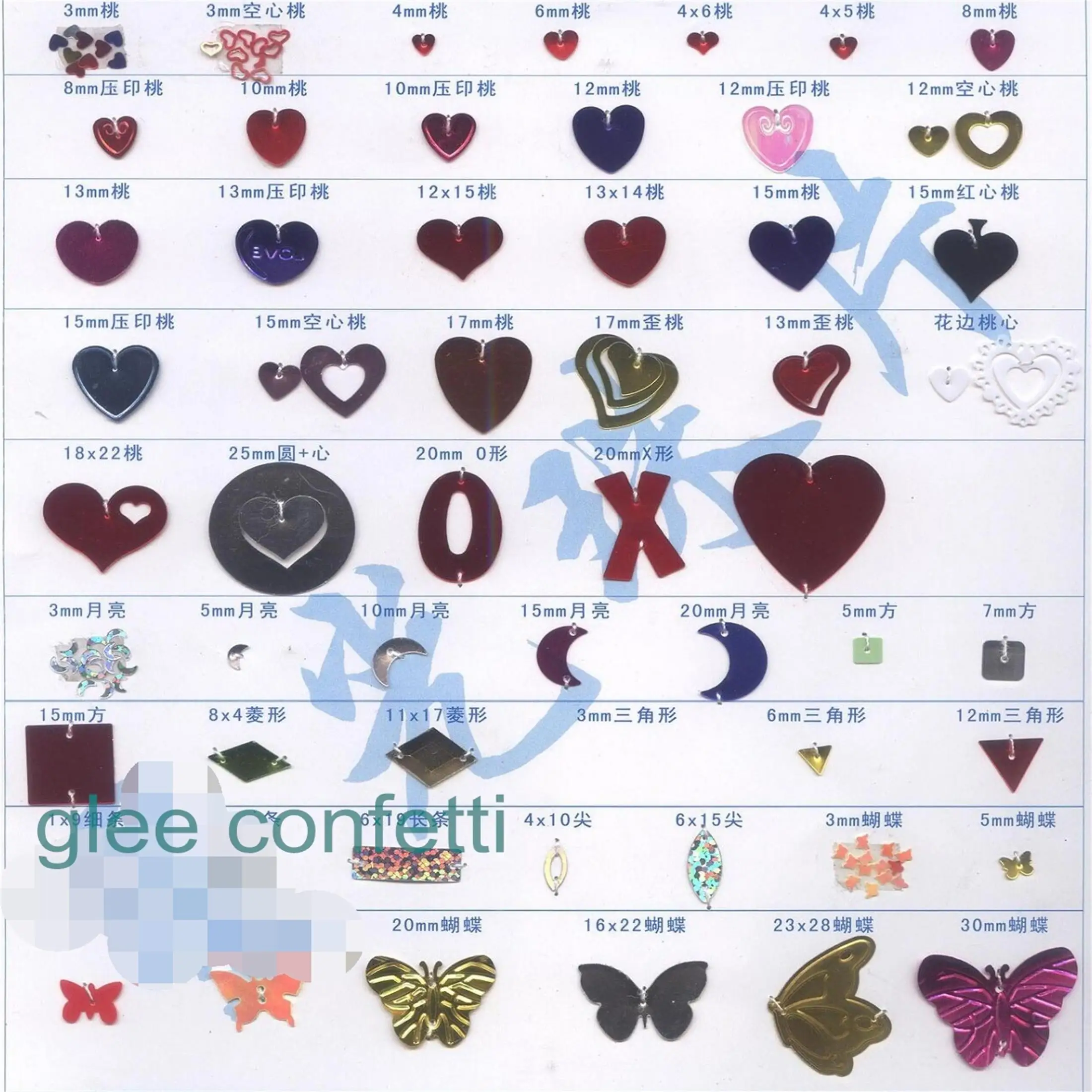 PVC table confetti  Confetti unicorn party decoration