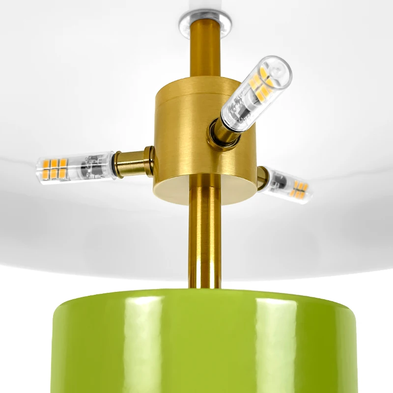 Factory new coming table lamp night bedside reading desk lamp ceramic home decor night led mushroom light lamp