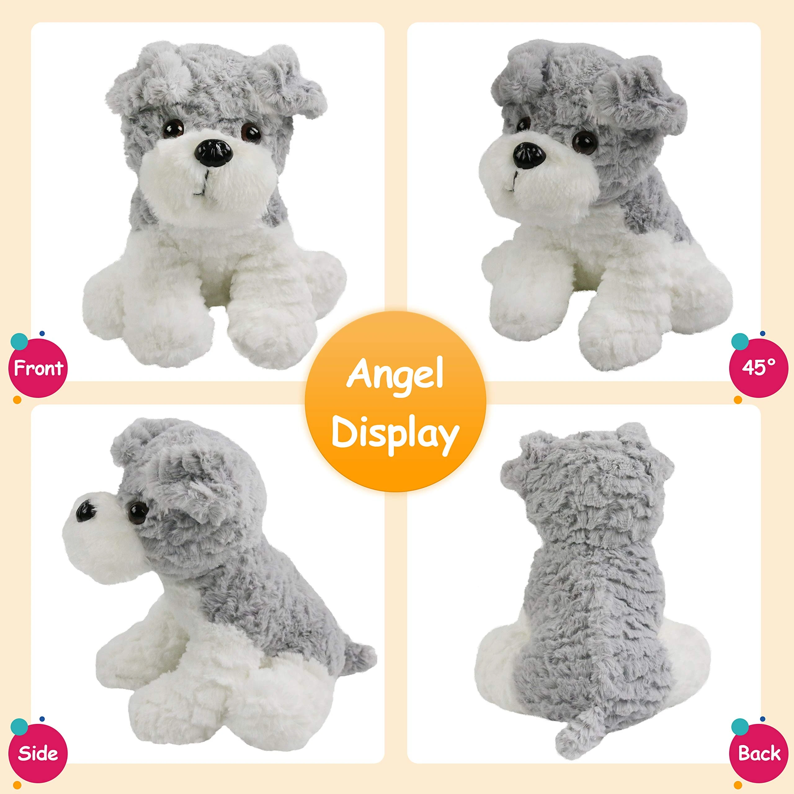 25cm Glowing Electronic Cute Stuffed Singing Dog Soft Pillow Plush Toy with Night Lights Glow in The Dark Birthday Wholesale