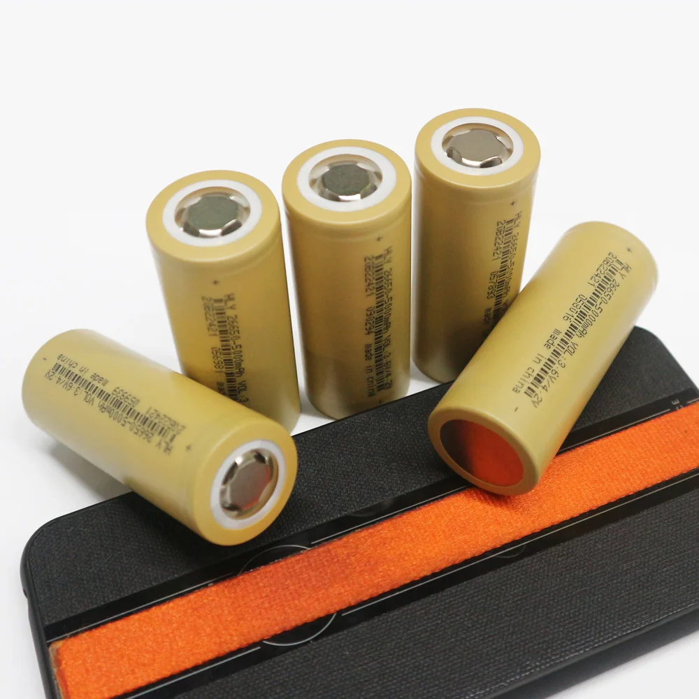 High Quality Original HLY 26650 3.7v 5000mah Power Wall Electric Battery Scooter Li-ion Battery For Mobile Phone