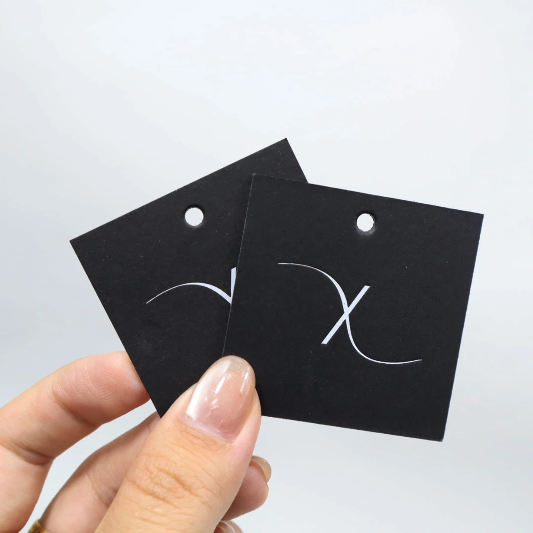 Custom Die-cut Hang Paper Tag Labels Price Tags Brand Tag For Clothes Garment Clothing