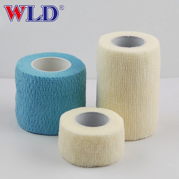Soccer Football Team Game non-woven self-adhesive bandage Sports Tape Self Adherent Wrap Tape Cohesive Bandage