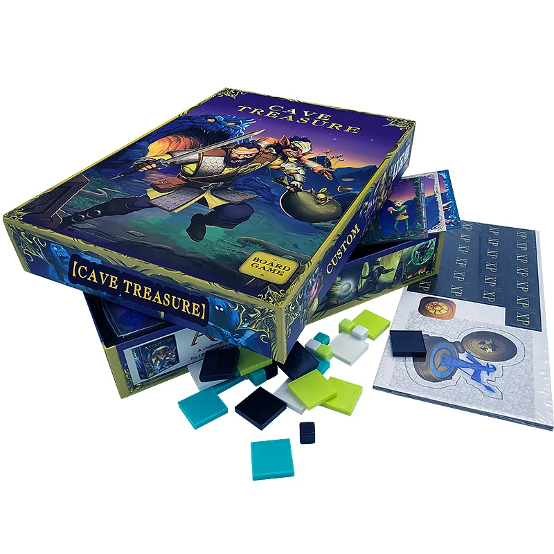  Factory Hot-selling Board Game Custom Printing Box Pieces Pawns And board