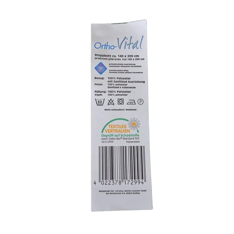 Hot sell  white barcode garment labels for garment