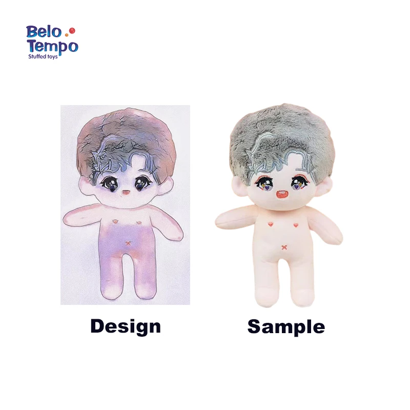 Low Moq Oem Manufacturer Customized 20cm 10cm kpop doll Plush Simulation Animals Plushie Toy kpop doll clothes With High Quality