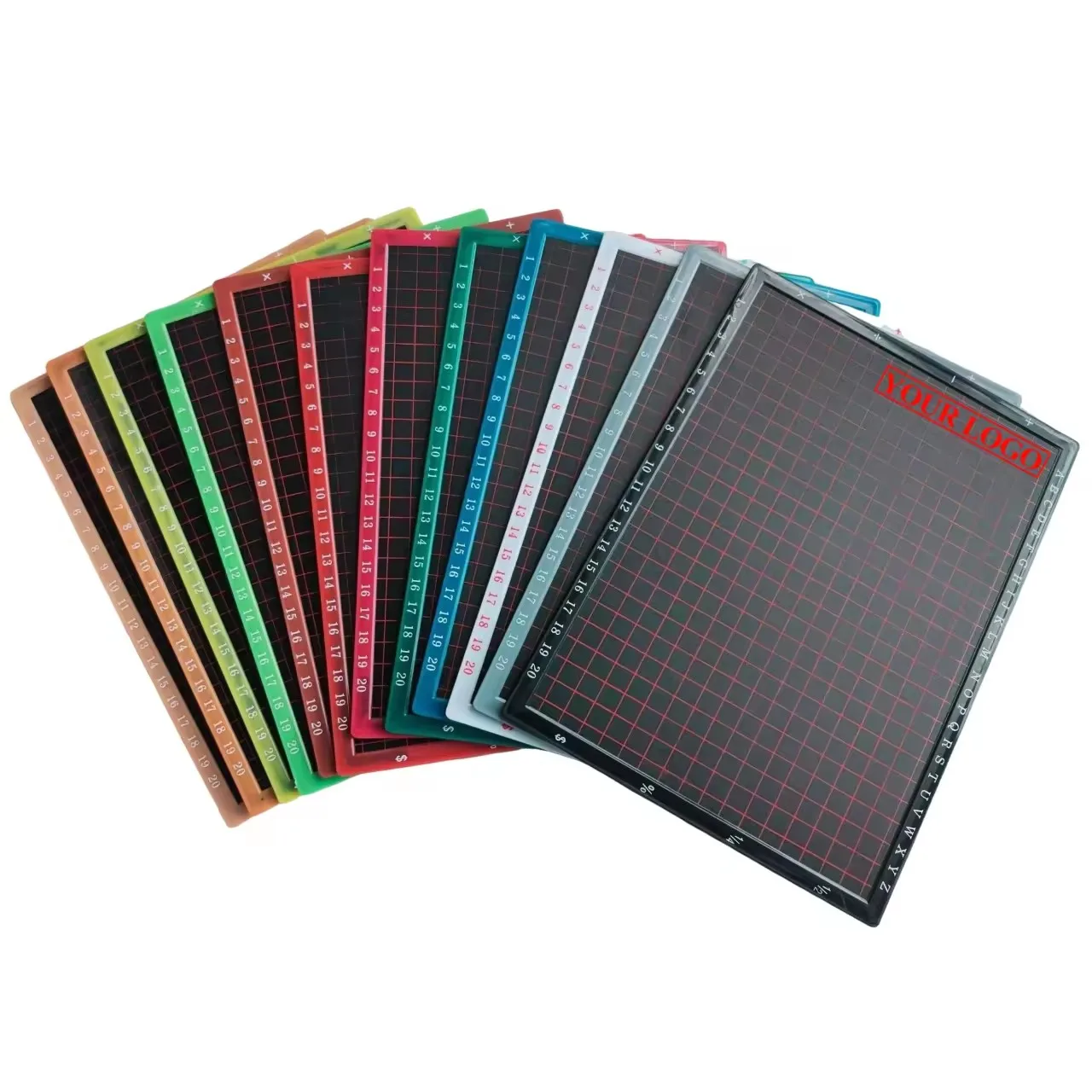 Ys87 School Drawing Cheap Price Slate Chalk Blackboard for Kids MDF Material Double Side Small Size Black Board with Custom Logo