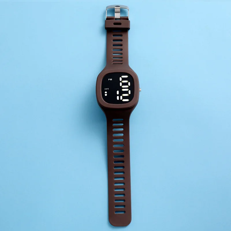 S1944 Square Digital Watch Student Simple LED Large Screen Fashion Electronic