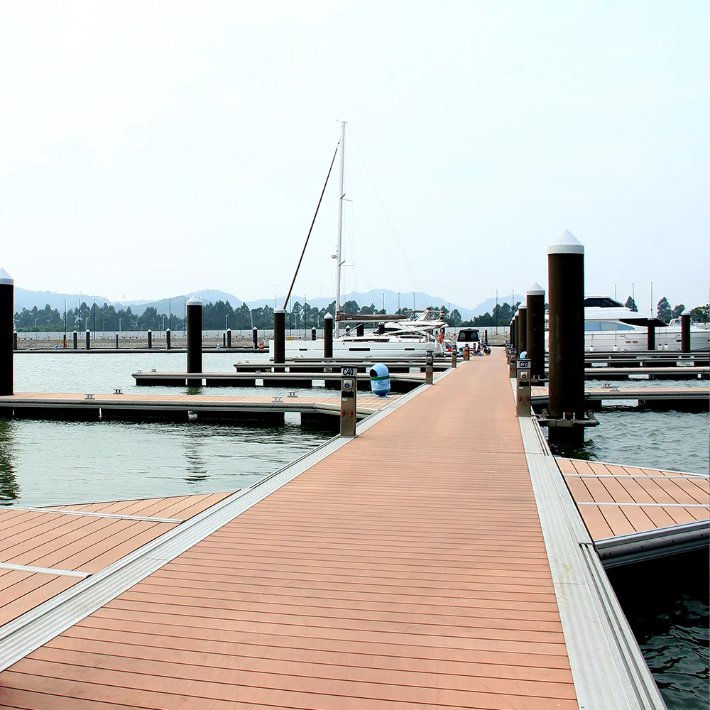 Floating Dock Manufacturer Marine Aluminum Floating Pontoon Walkway Plastic Boat Floating Dock For Sale
