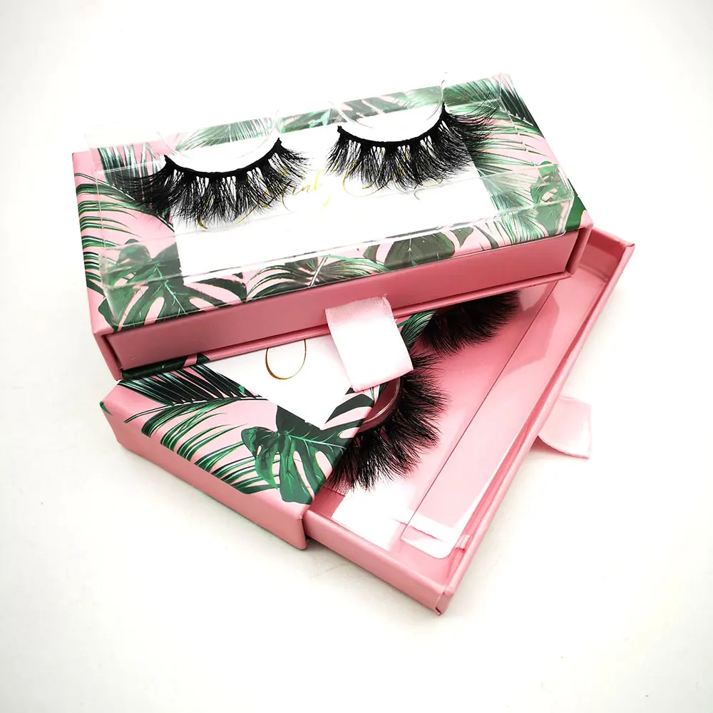 Розовый ящик, бумажная коробка, поставщик упаковки для ресниц, коробка для ресниц, производитель