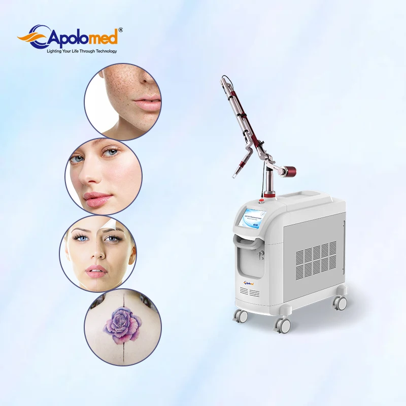 Picosecond Laser Tattoo Removal Machine nd yag laser pico second laser for eyebrow tattoo removal