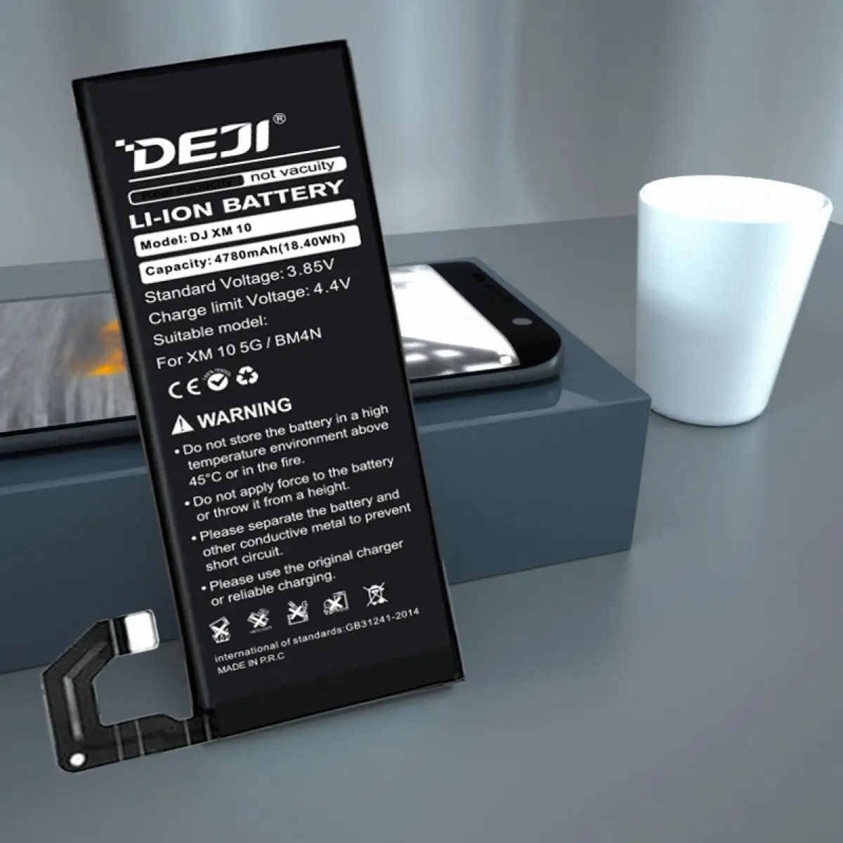 DEJI Original Replacement BM4N battery for Xiaomi Mi 10 5G batteries mobile