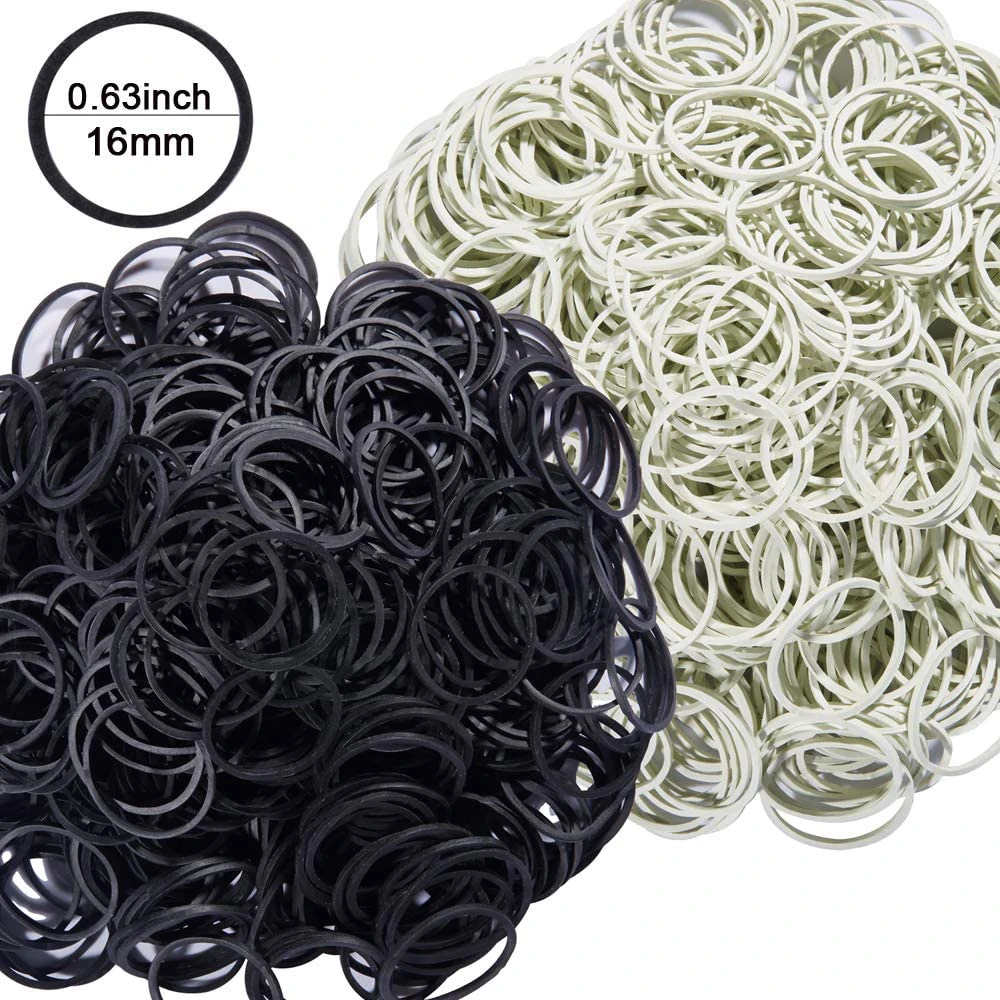 Custom Biodegradable Natural Elastic Bands Small Black Rubber Band for Office Bank Home and Various Purpose