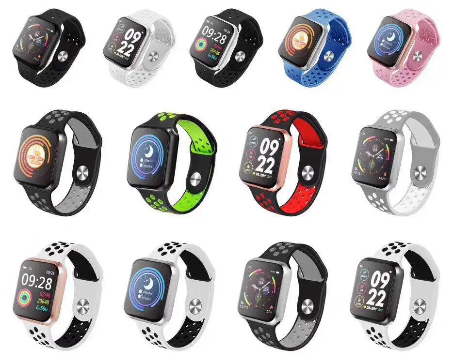 
F8 Sport Smart Watch Men Women Heart Rate Blood Pressure Pedometer Fitness Tracker Monitor Waterproof F8 SmartWatch F9 B57 