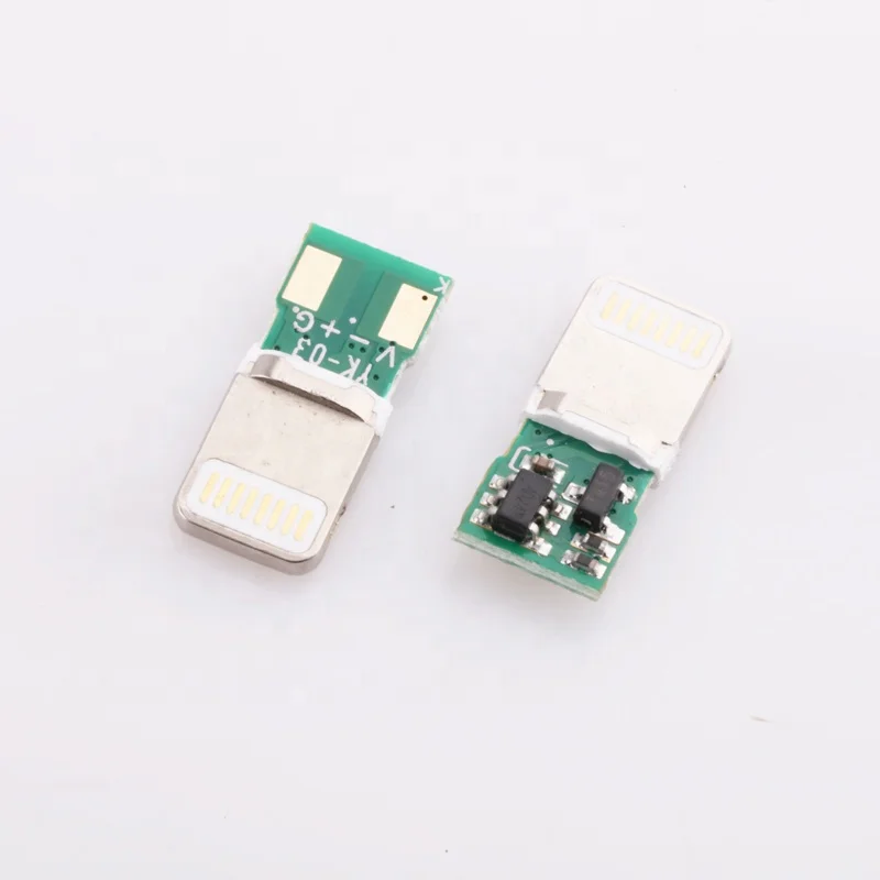 Iphone Male USB Plug Connector for Mobile phone data cables Power Charger