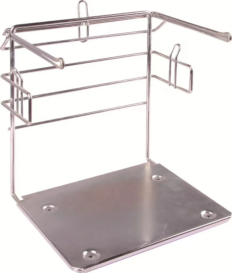 Plastic T-Shirt Bag Holder Bagging Stand Rack Metal Supermarket Grocery Checkout Fixture