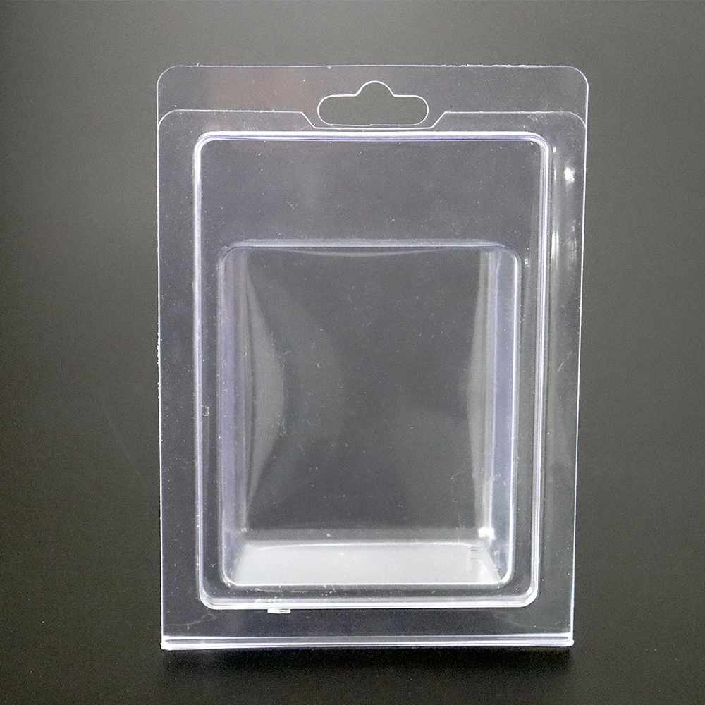 RZ Customized Disposable Display With Logo small Plastic Beauty Gift Boxes Compact Clamshelle Sliding Blister Card Packaging