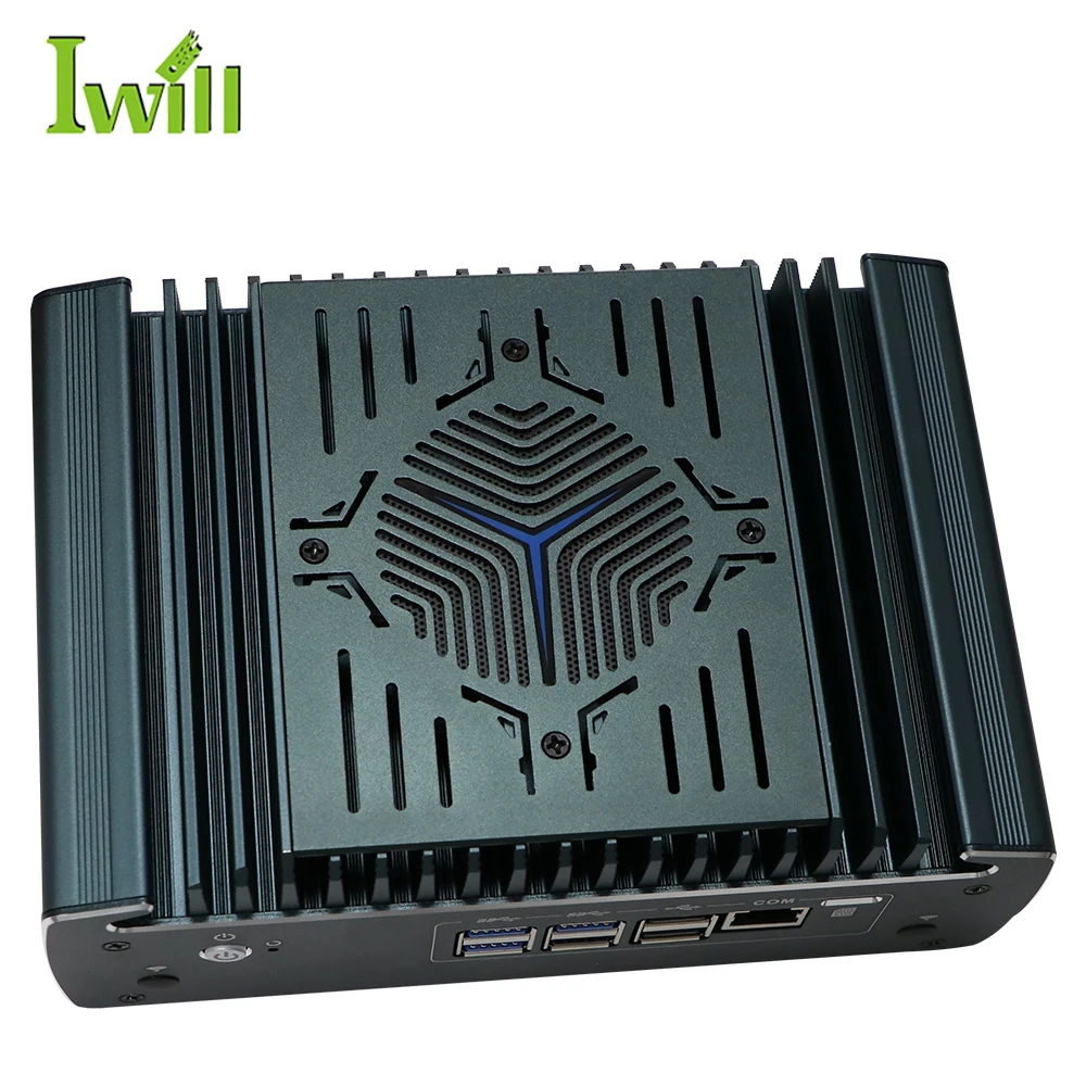 Din Rail Automation Industrial Pc Core I7 6 Ports With 4-6 Gige Port And Intel I7 Processor Pc