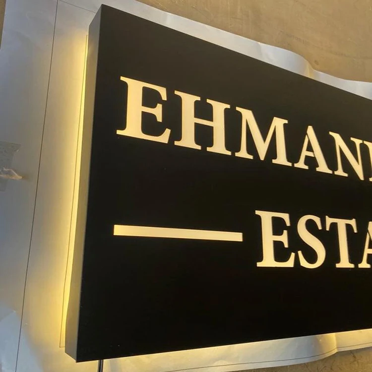 led custom advertising illuminating metal sign Luminous house number outdoor business company office signs