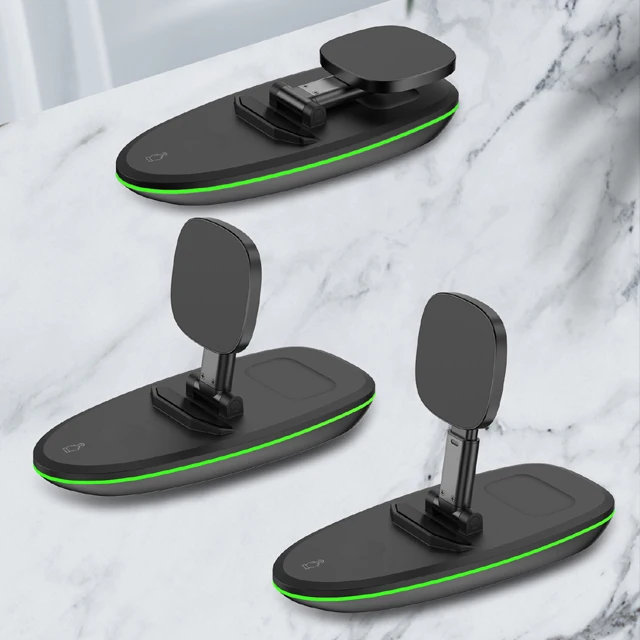 Новинка, многофункциональная беспроводная зарядка для телефона, подставка для смартфона 15 Вт, беспроводное зарядное устройство Qi для устройств Apple