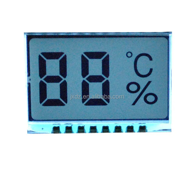 2-8-персонаж перо сегментный ЖК-дисплей цифровой светодиодной лампой температуры и влажности ЖК-дисплей GDC21310 Новый