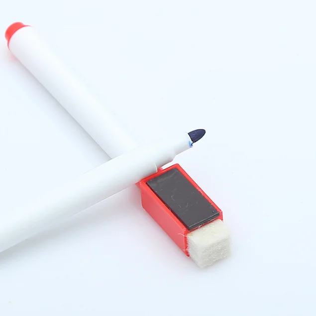 Fine Tip Magnetic Dry Erase Markers with Eraser for Whiteboard