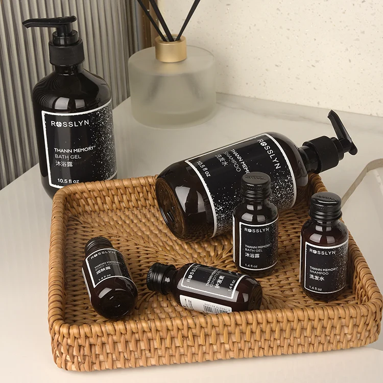 Customized Logo Personalised Hotel Toiletries Set Amenities High-end Hotel Shampoo Amenities Sets